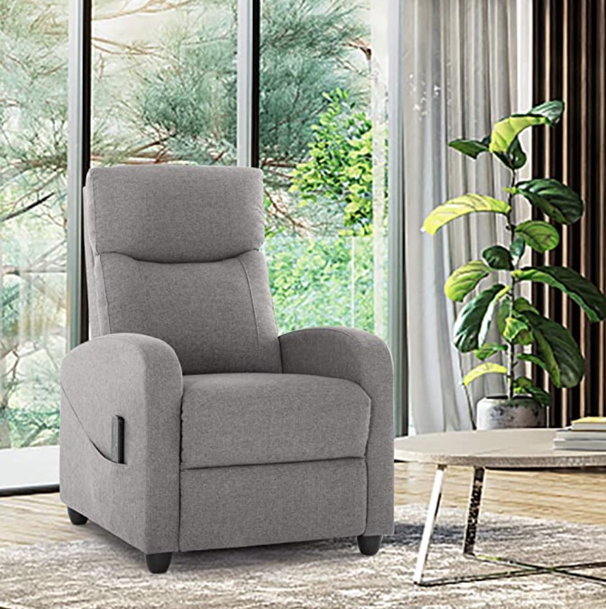 Smug Fabric Massage Recliner Chair